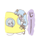 宇宙人と地球人と猫の日常（個別スタンプ：40）