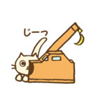 白猫クレーン車（個別スタンプ：11）