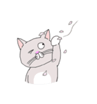 灰白 ねこはち（個別スタンプ：29）