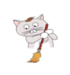 灰白 ねこはち（個別スタンプ：31）