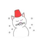 灰白 ねこはち（個別スタンプ：32）