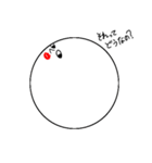 白くて変な丸い奴（個別スタンプ：13）