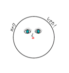 白くて変な丸い奴（個別スタンプ：18）