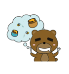 栗くまの日常（個別スタンプ：9）