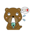 栗くまの日常（個別スタンプ：34）