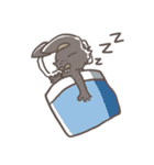 Big Black Rabbit（個別スタンプ：9）