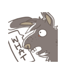 Big Black Rabbit（個別スタンプ：11）