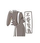 Big Black Rabbit（個別スタンプ：27）