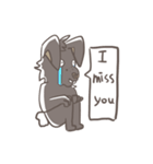 Big Black Rabbit（個別スタンプ：31）