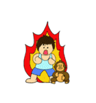 おしゃべりタイム（個別スタンプ：40）
