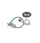 Fish ＆ Riceball（個別スタンプ：11）
