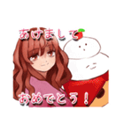 誰にでも使える！赤髪の女の子のスタンプ（個別スタンプ：31）