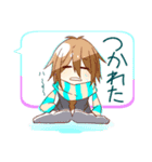 4人の少年たちのスタンプ（個別スタンプ：8）