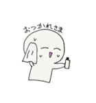 かわいいまっ白さん。（個別スタンプ：36）