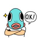 キム鯉は僕らの楽しいお友達！（個別スタンプ：34）