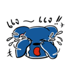 Yuppie blue bear（個別スタンプ：10）