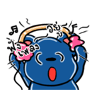 Yuppie blue bear（個別スタンプ：12）