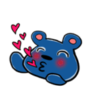 Yuppie blue bear（個別スタンプ：13）