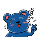 Yuppie blue bear（個別スタンプ：36）