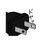 コンセントくんとプラグくん（個別スタンプ：8）
