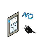 コンセントくんとプラグくん（個別スタンプ：26）