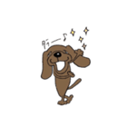 ちょい長めのわんこたち（個別スタンプ：32）