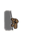 ちょい長めのわんこたち（個別スタンプ：34）