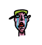 the face colorful（個別スタンプ：13）