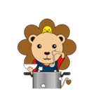 Foret lion and chick（個別スタンプ：4）
