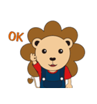 Foret lion and chick（個別スタンプ：6）