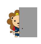 Foret lion and chick（個別スタンプ：8）