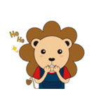 Foret lion and chick（個別スタンプ：10）