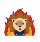 Foret lion and chick（個別スタンプ：18）