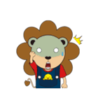 Foret lion and chick（個別スタンプ：22）