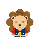 Foret lion and chick（個別スタンプ：26）