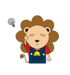 Foret lion and chick（個別スタンプ：28）
