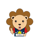 Foret lion and chick（個別スタンプ：30）