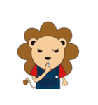 Foret lion and chick（個別スタンプ：32）