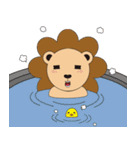 Foret lion and chick（個別スタンプ：34）