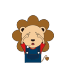 Foret lion and chick（個別スタンプ：38）