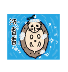 the hedgehog Pabu（個別スタンプ：17）