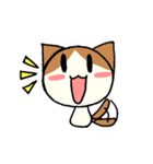 はちわれ猫のくるみちゃん（個別スタンプ：1）