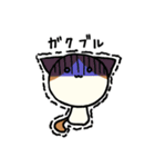 はちわれ猫のくるみちゃん（個別スタンプ：4）
