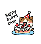 はちわれ猫のくるみちゃん（個別スタンプ：21）