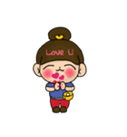 Cutie girl- Pin pin（個別スタンプ：1）