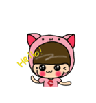Cutie girl- Pin pin（個別スタンプ：8）