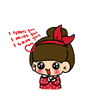 Cutie girl- Pin pin（個別スタンプ：10）