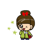 Cutie girl- Pin pin（個別スタンプ：11）