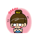 Cutie girl- Pin pin（個別スタンプ：12）