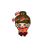 Cutie girl- Pin pin（個別スタンプ：13）
